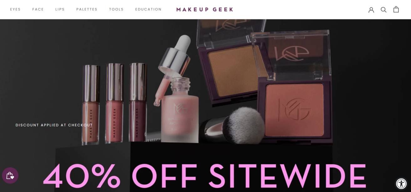 makeup geek screenshot of website