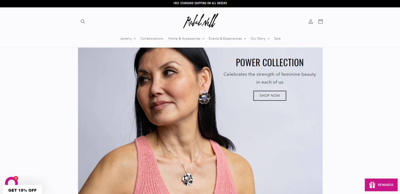 rebel nell on shopify