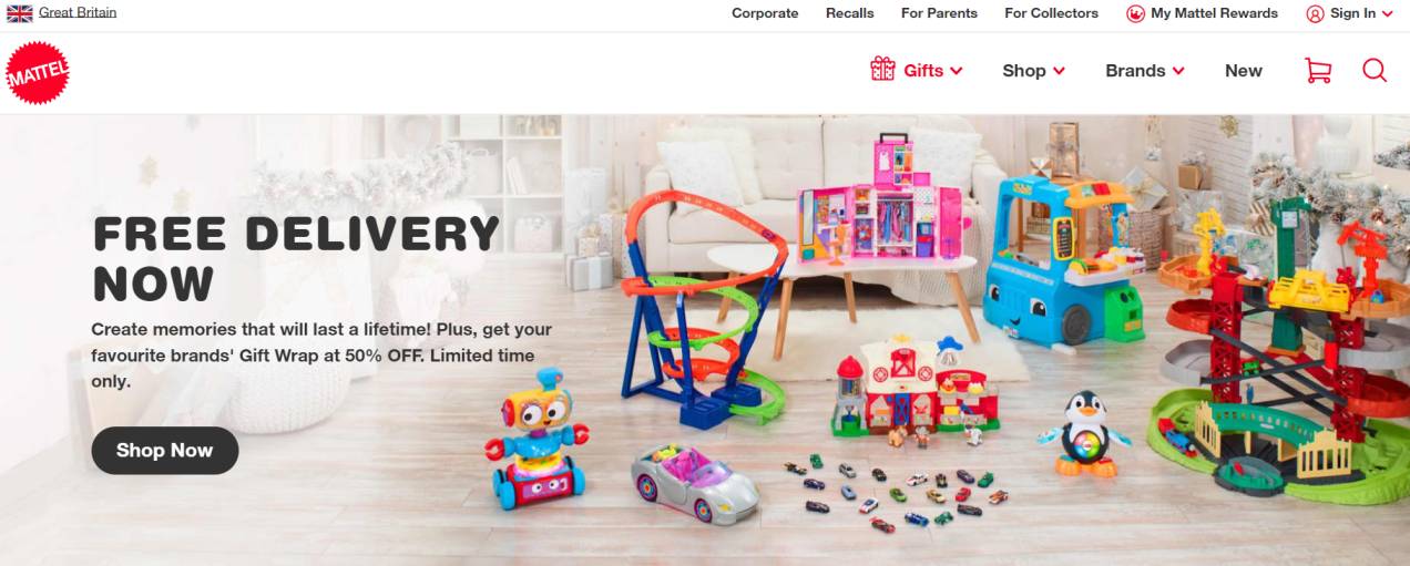 mattel on shopify