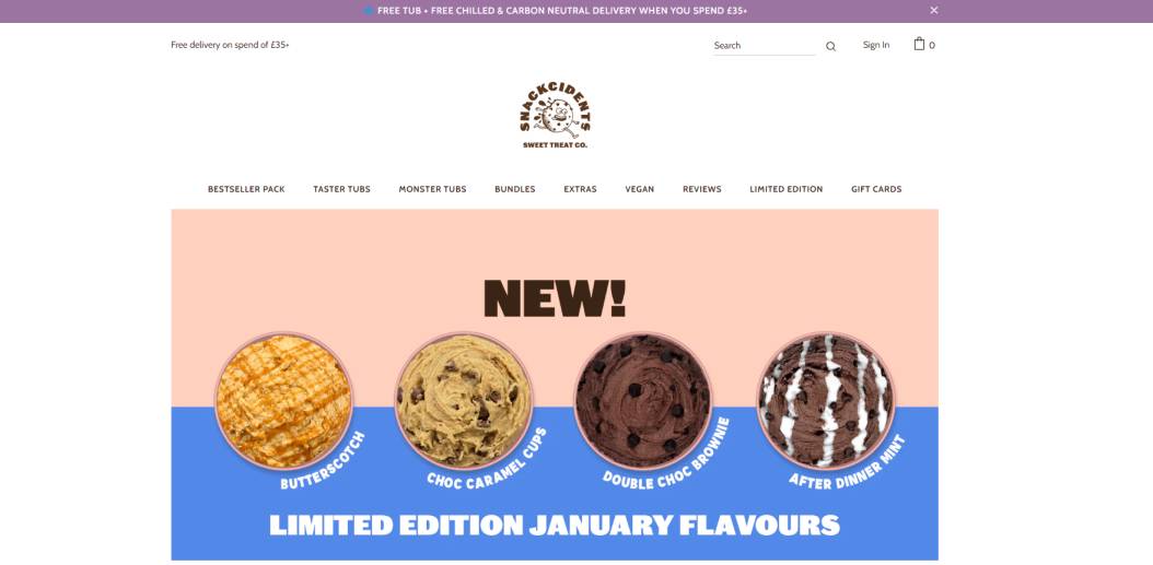 gookie dough shopify site