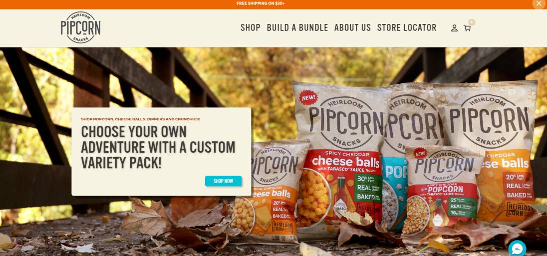 pipcorn homepage