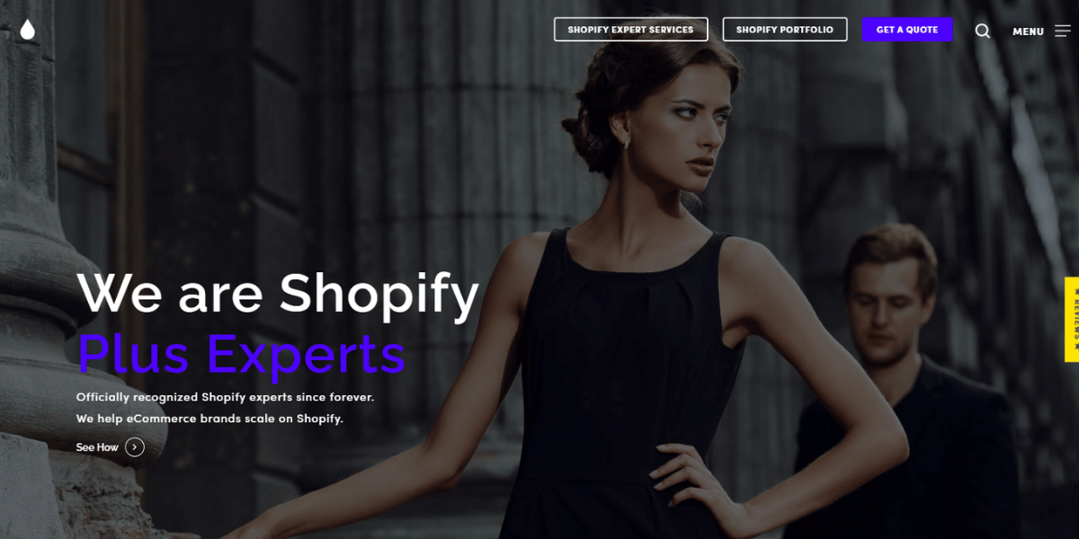 Liquify website homepage