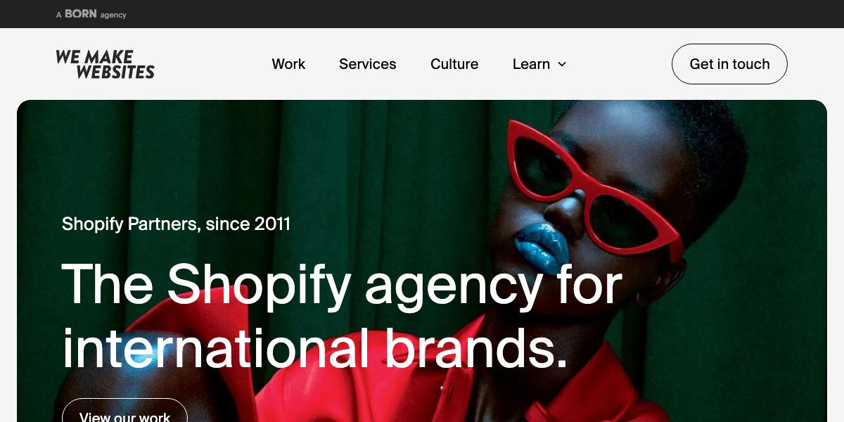 we make websites website homepage