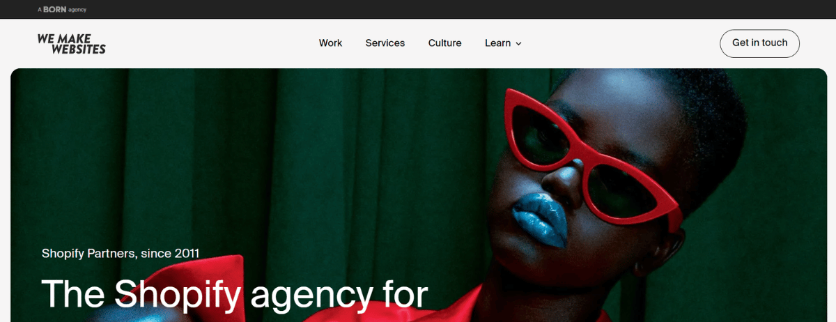 we make websites website homepage