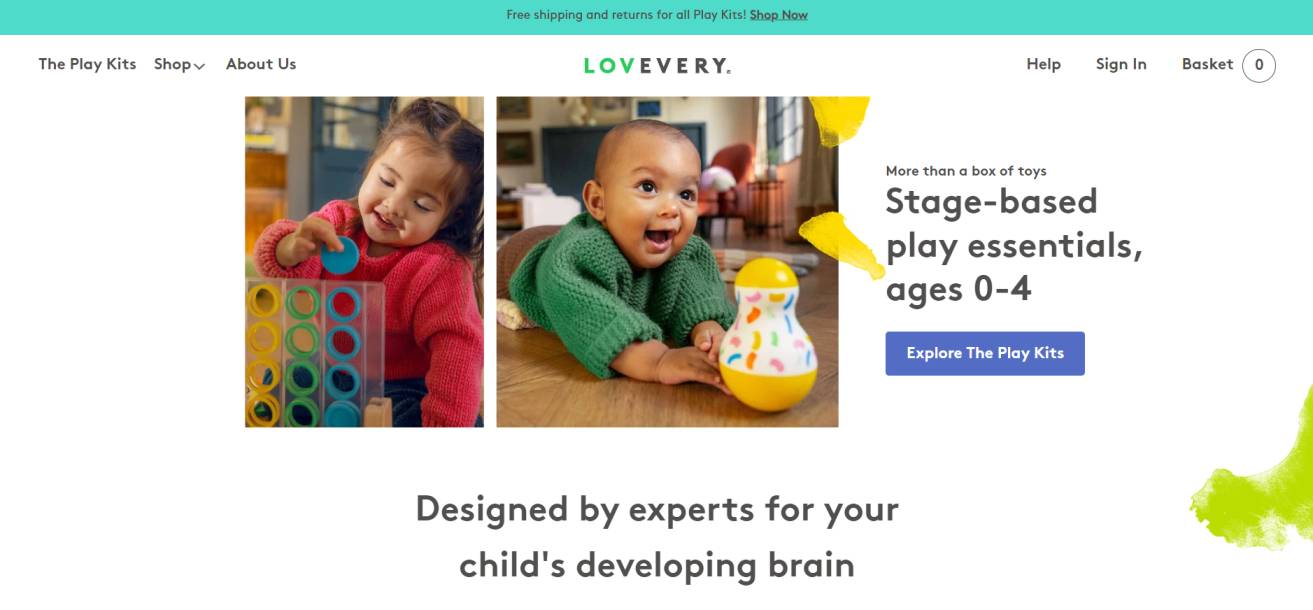 lovevery child toys website